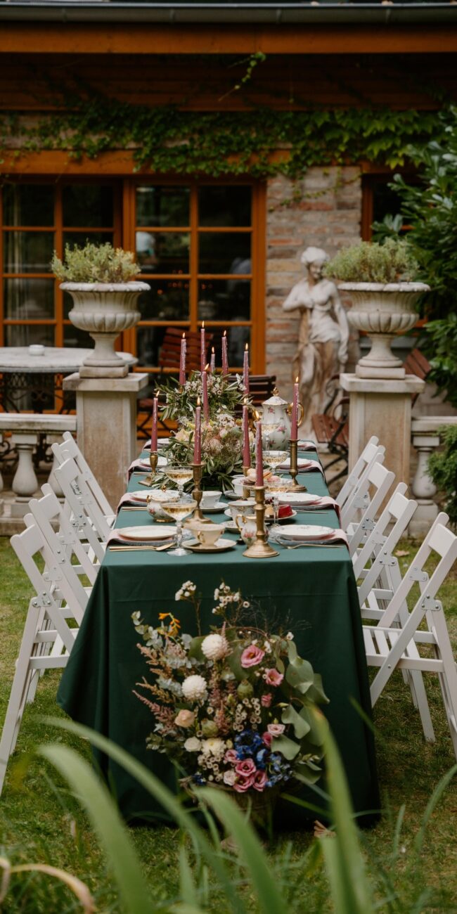 Urban Garden Wedding Dinnertafel Berlin