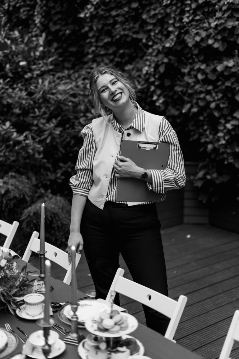 Weddingplanner Sarah bei der Arbeit in Berlin