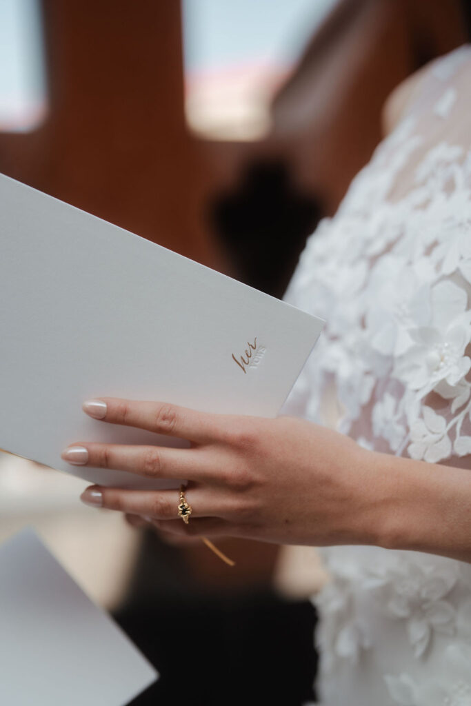 Gelübde-Karte Hochzeit Versprechen Papeterie Berlin